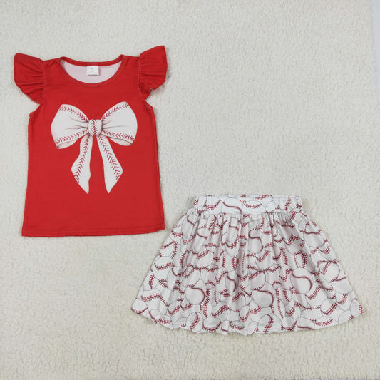 GSD1722  baby girl clothes baseball toddler girl summer outfit