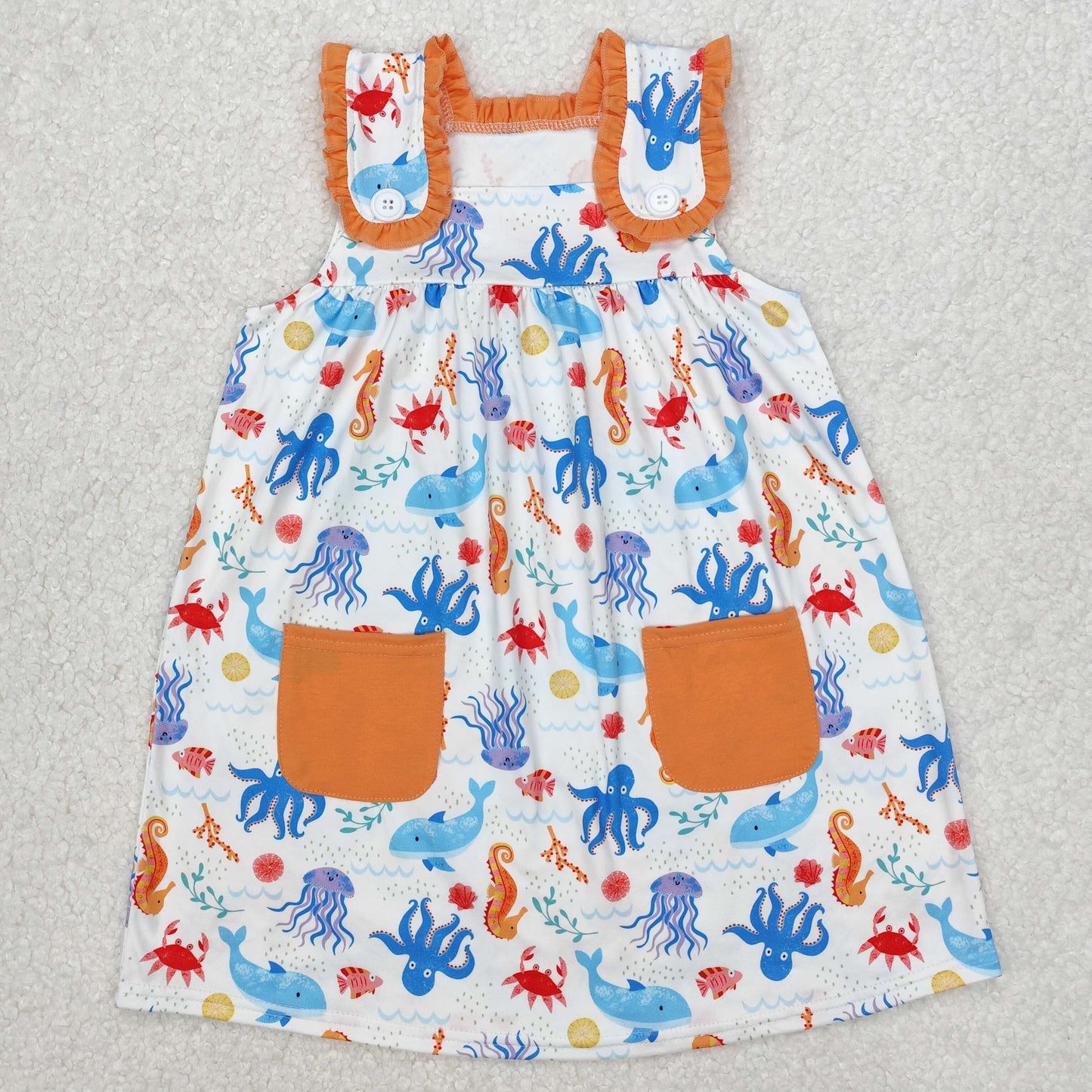 GSD1961  toddler clothes sea animal girl summer dress