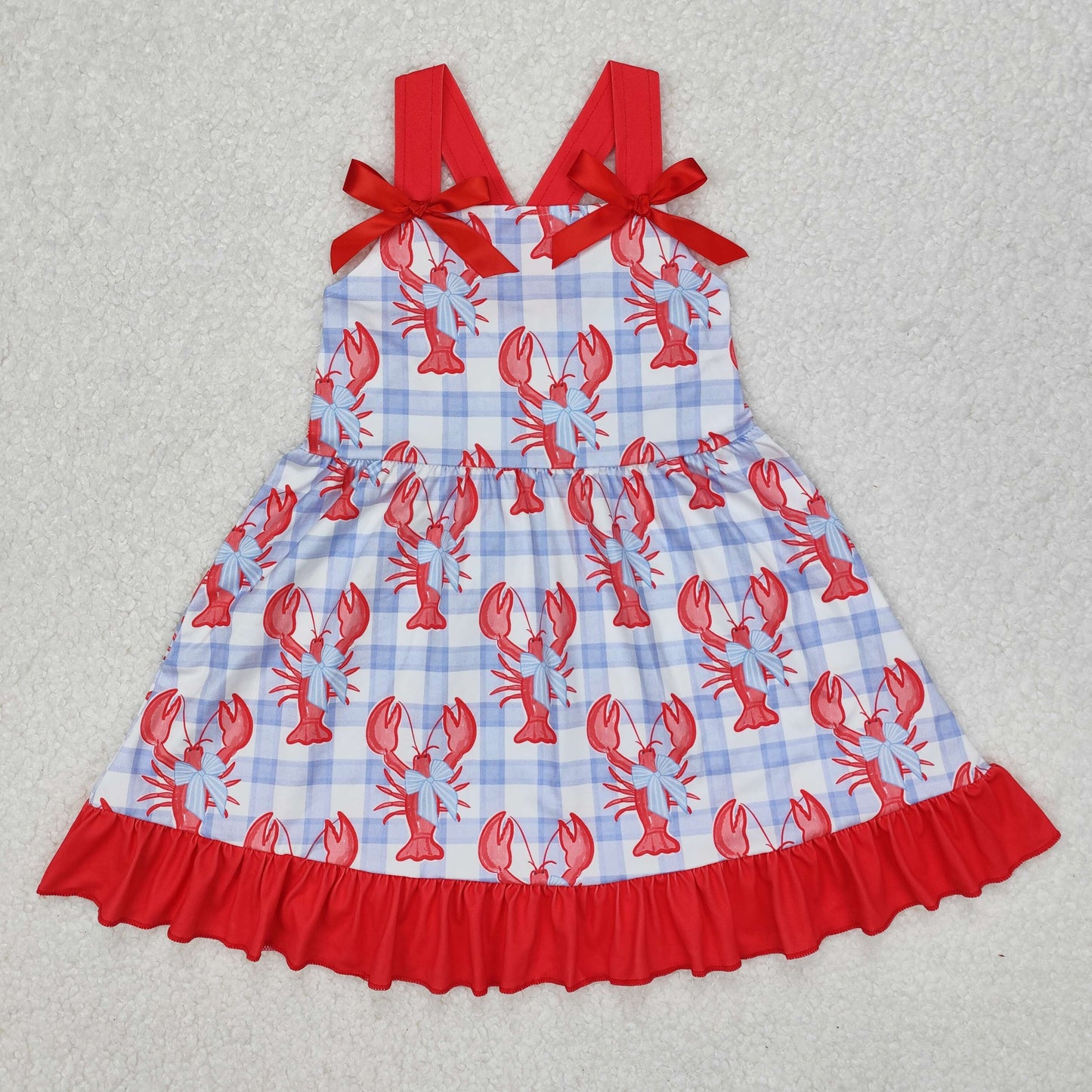GSD1968  toddler clothes crayfish girl summer dress