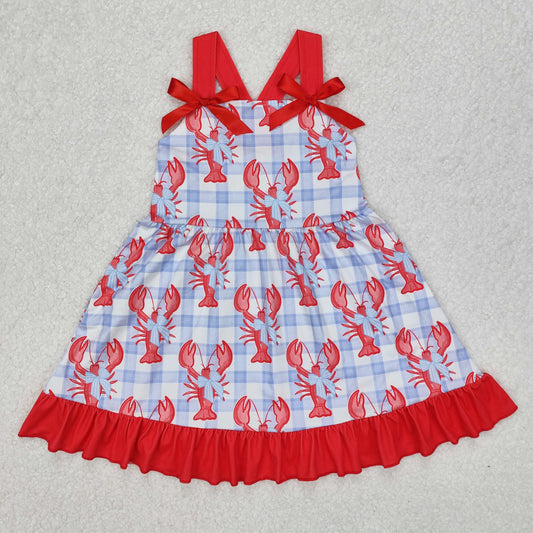 GSD1968  toddler clothes crayfish girl summer dress
