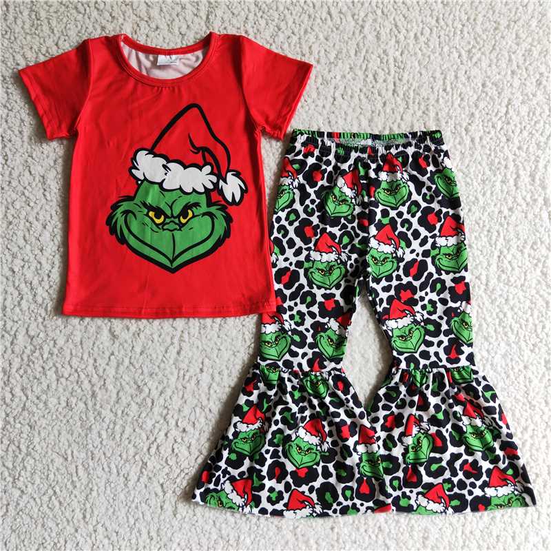 Girls Xmas Cartoon Outfit GSPO0162