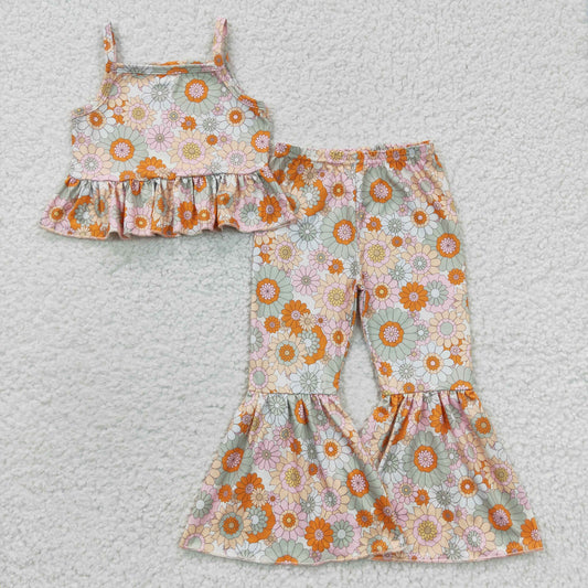 girls floral camis pants set GSPO0668