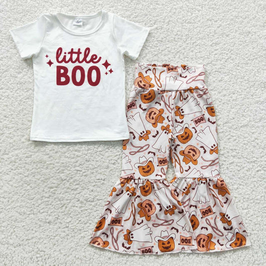 baby girls Little Boo tops bottoms sets GSPO0723