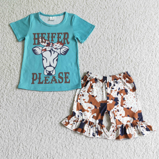 heifer please T-shirts Shorts Sets GSSO0031