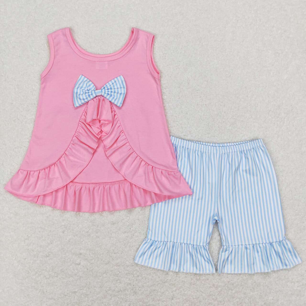 GSSO0438 baby girl clothes pink girl summer outfit