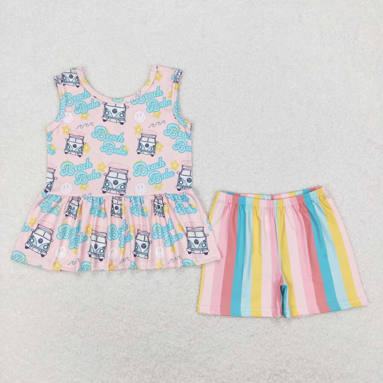 GSSO0504 pre-order baby girl clothes girl beach baby summer outfits