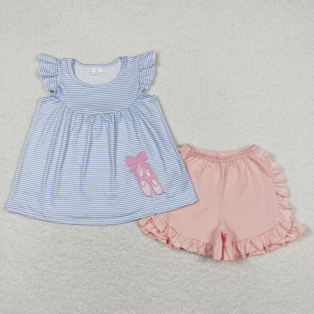 GSSO0582 baby girl clothes ballet shoes girl summer outfits