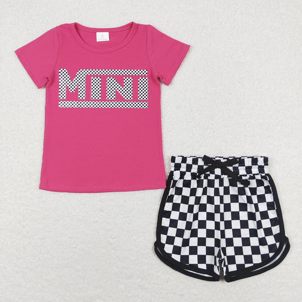 Sibling Baby Girls Daddy's Little Girl Mini Top Shorts Clothes Sets