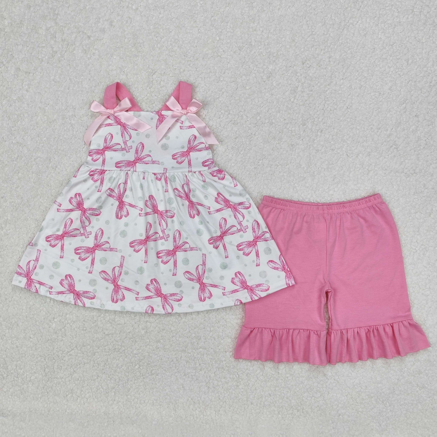 GSSO2075 baby girl clothes bows toddler girl summer outfit