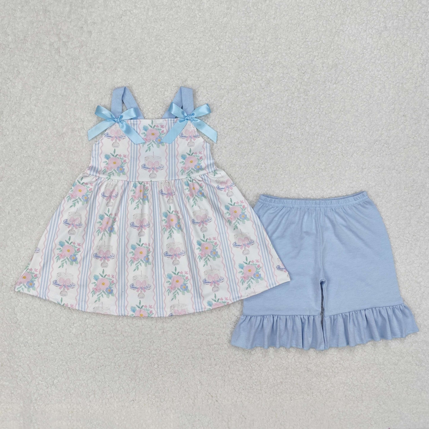 GSSO2087  baby girl clothes bows toddler girl summer outfit