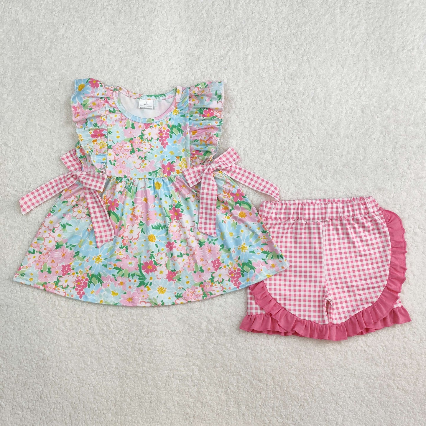 GSSO2111  baby girl clothes flower toddler girls summer outfit