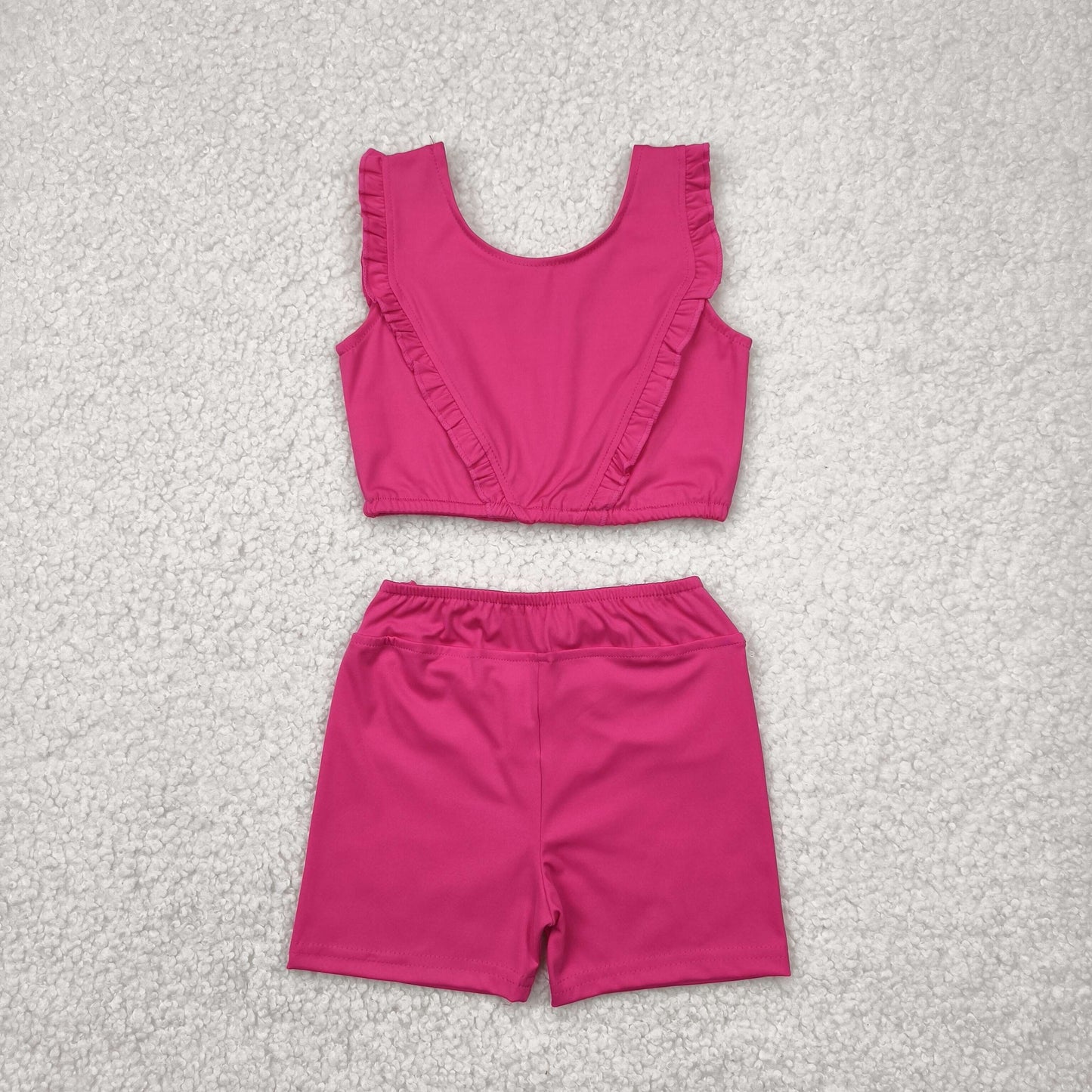 Sibling Baby Girls Athletic Active Wear Top Shorts Clothes Sets