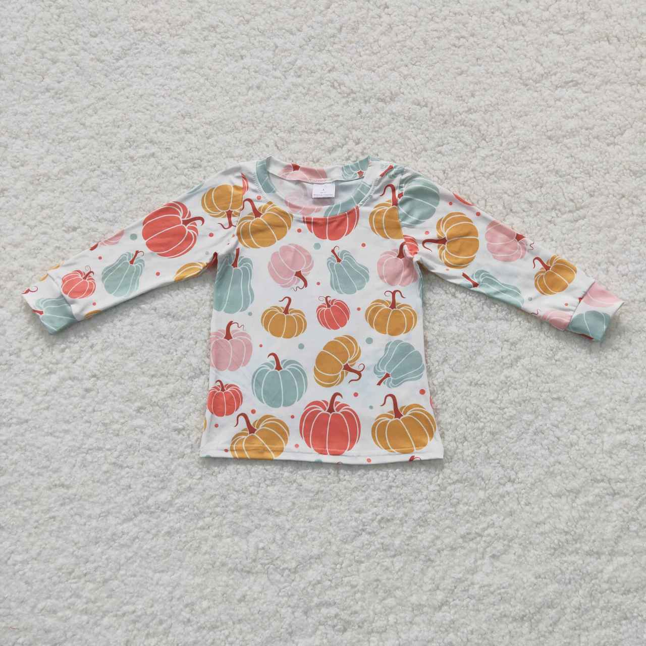 Girl colorfufl pumpkin t shirt GT0235