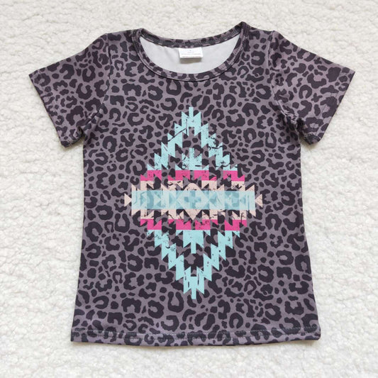 girl aztec babe leopard t-shirts GT0239