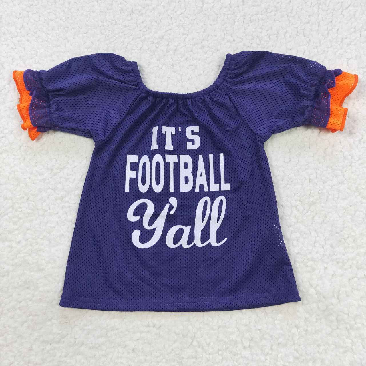 Sibling Baby Boys Girls Footballs Baseballs Team Tee Shirts Top