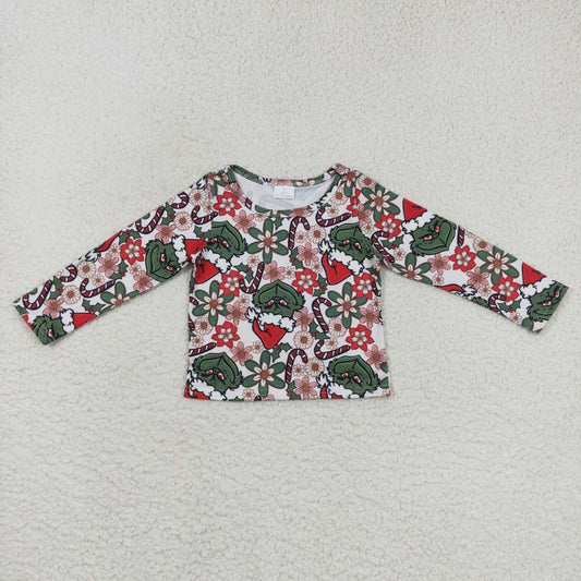 GT0326 Girls Christmas long sleeve winter tops