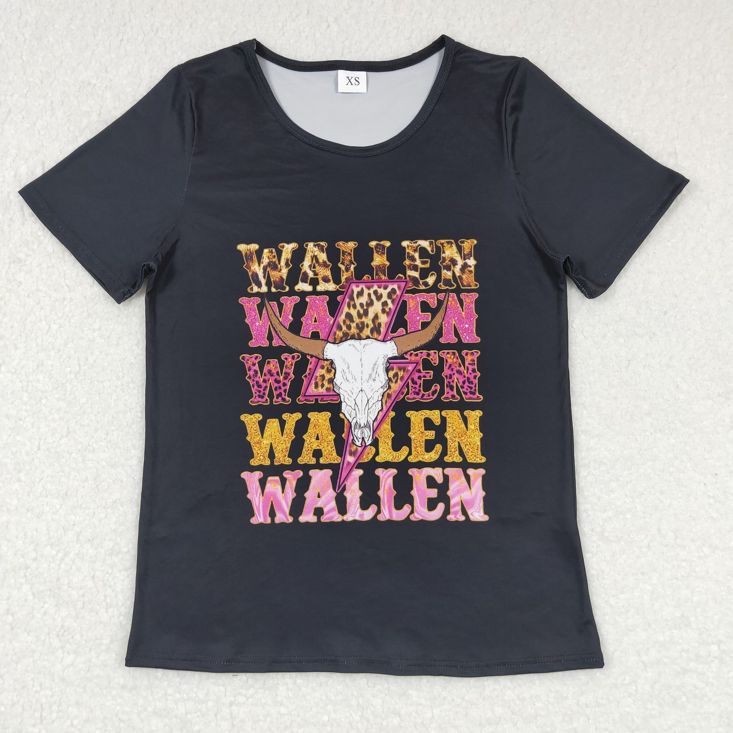 GT0343 adult tshirt women tshirt wallen tshirt black shirt