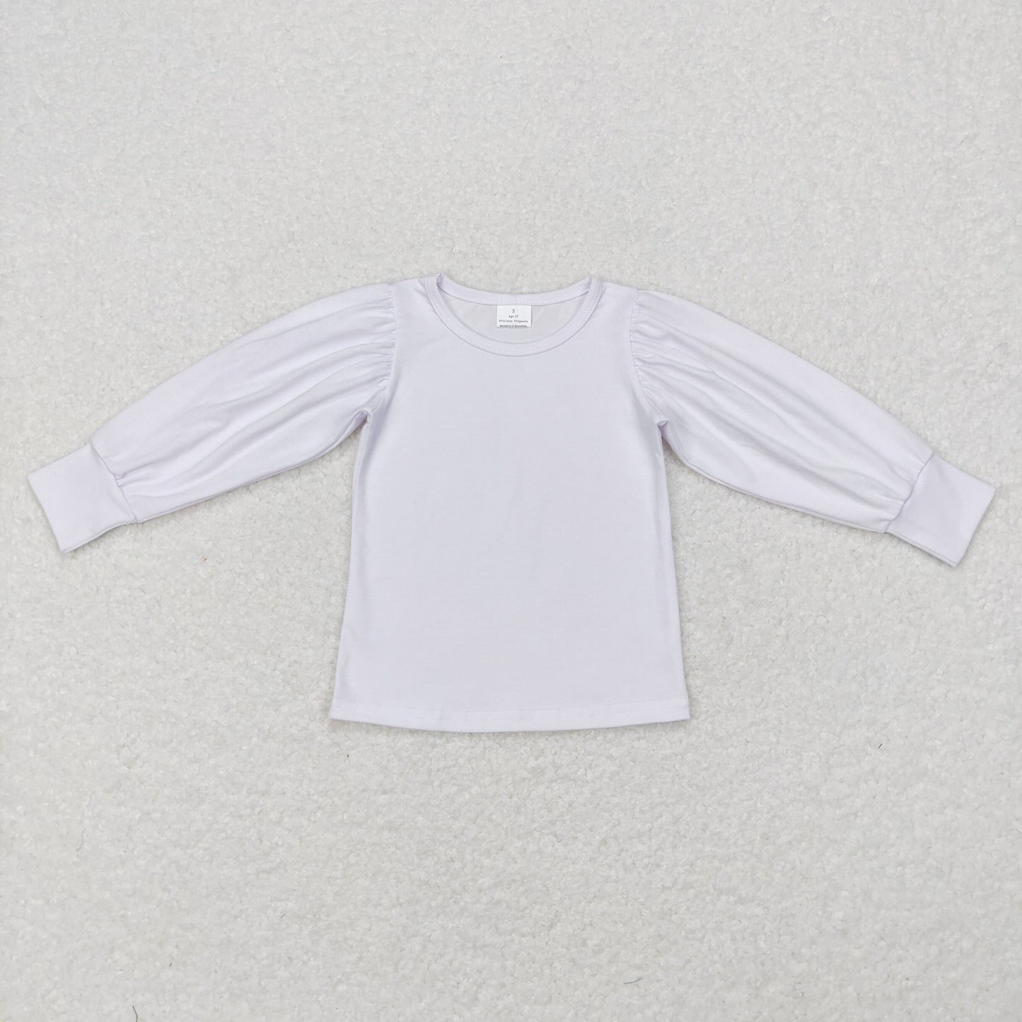 GT0370 baby girl clothes white girl top