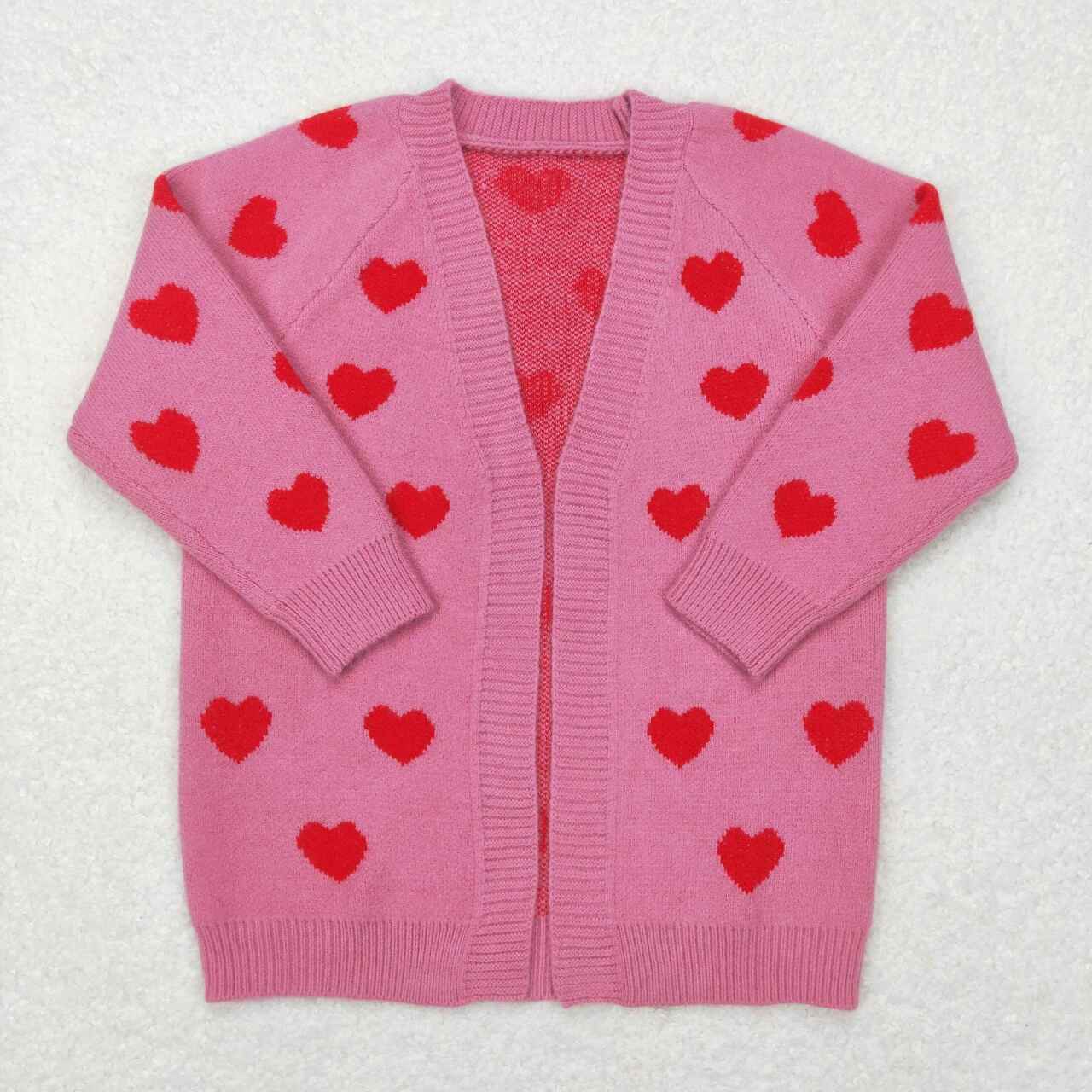 GT0372  girl darling sweater coat Valentine's Day cardigan