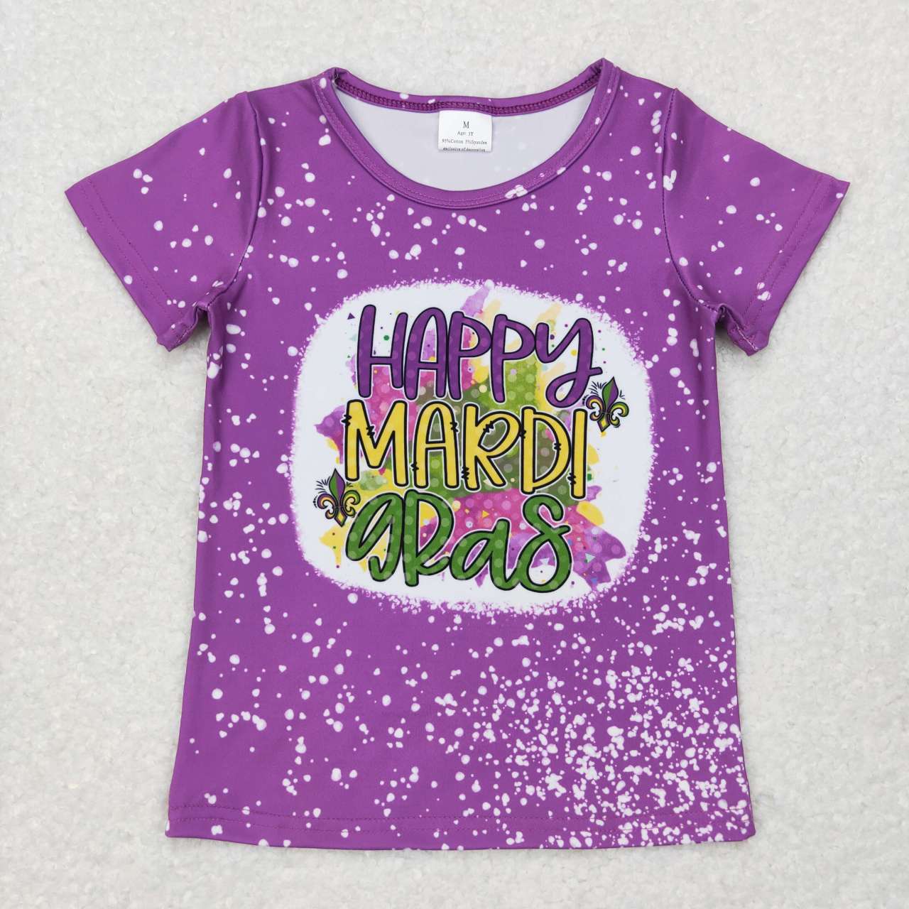 Sibling Baby Boys Girls Mardigras Crayfishes Tee Shirts Top