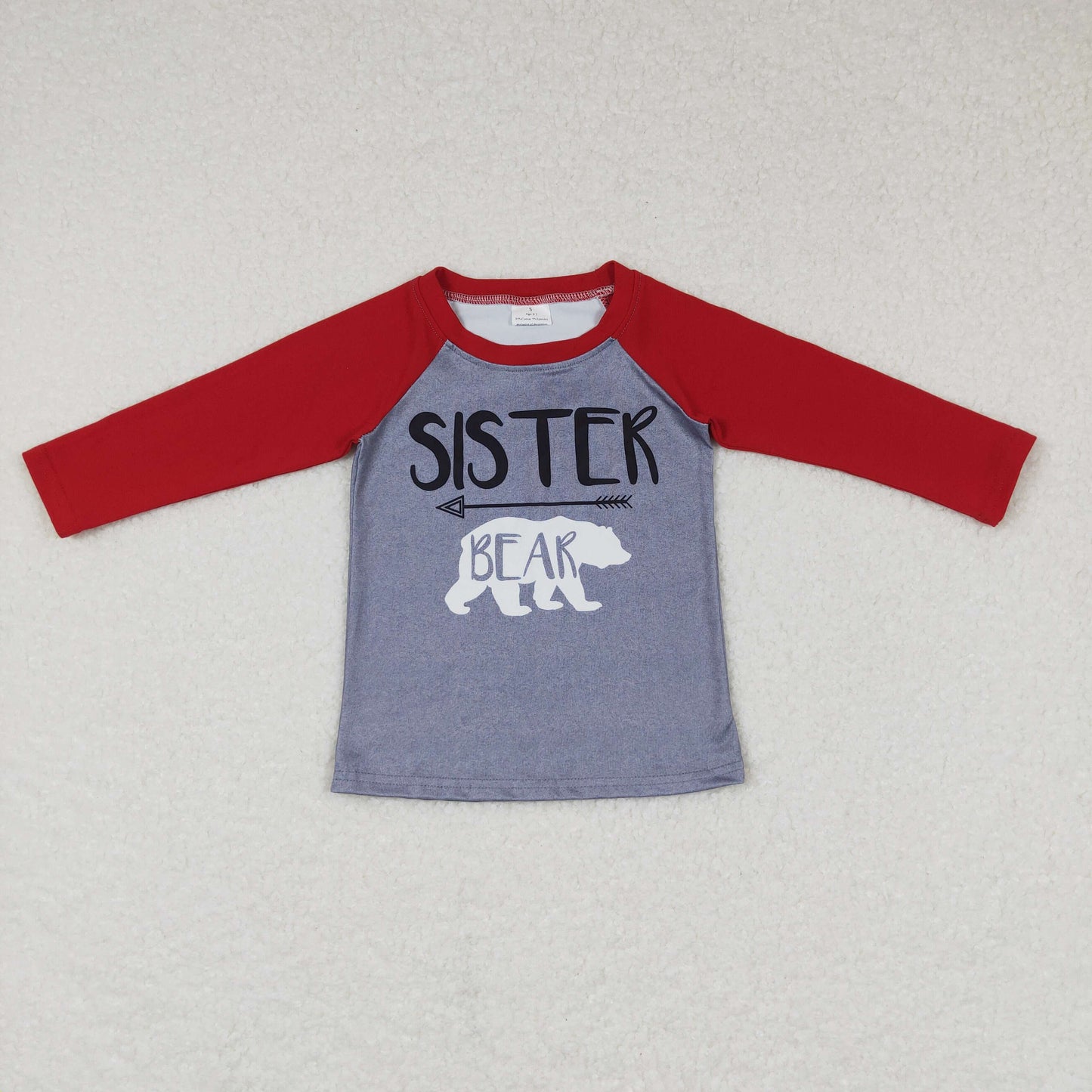 Sibling Baby Boys Girls Western Bears Tee Shirts Top