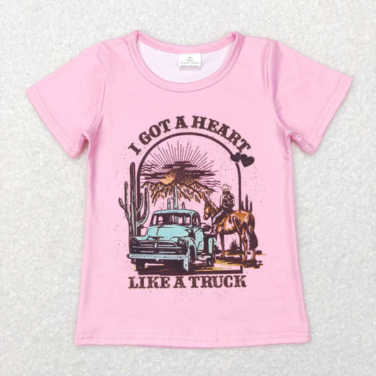 GT0406 baby girl I got a heart summer T-shirt