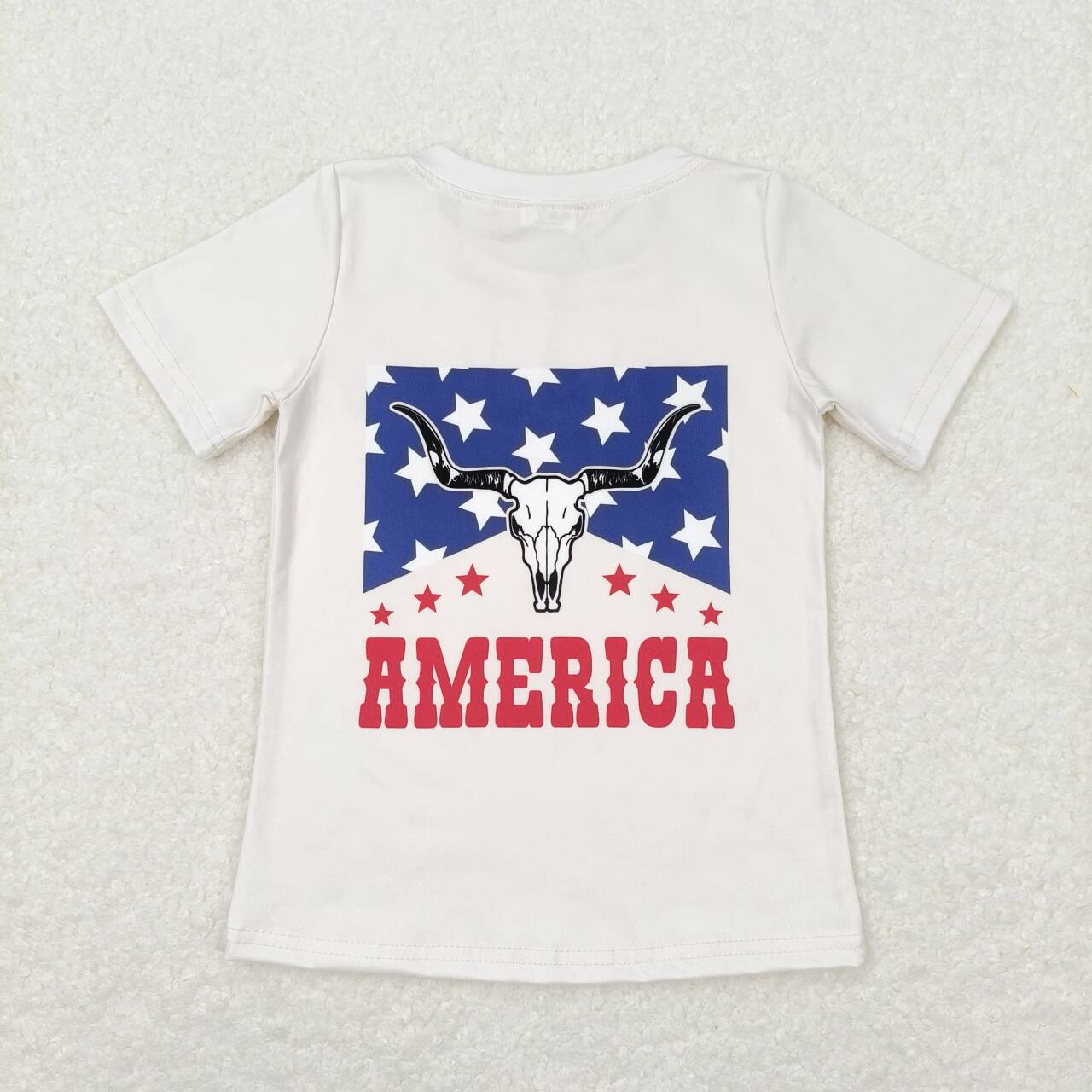 GT0465 baby girl clothes american cowboy girl summer top