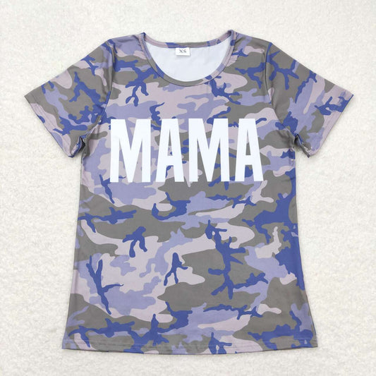 GT0510 adult clothes mama camouflage adult women summer top