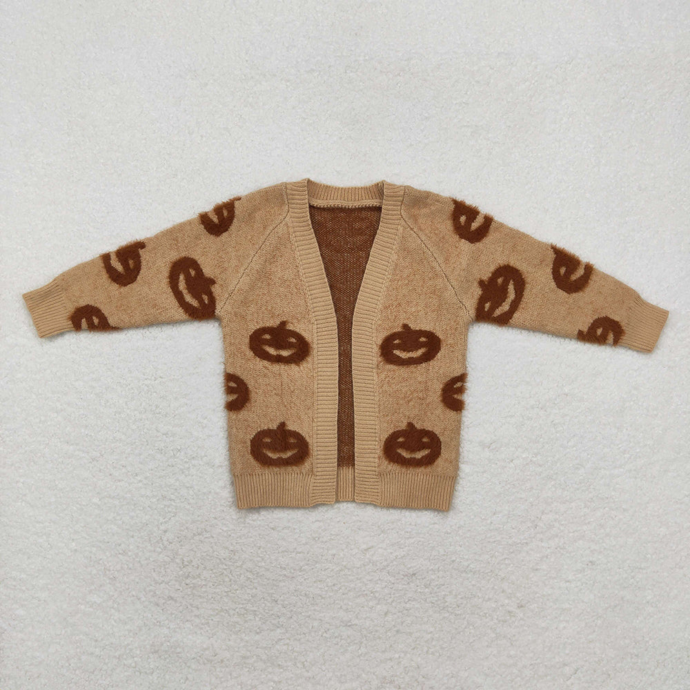 Sibling Baby Girls Halloween Long Sleeve Sweaters Cardigans