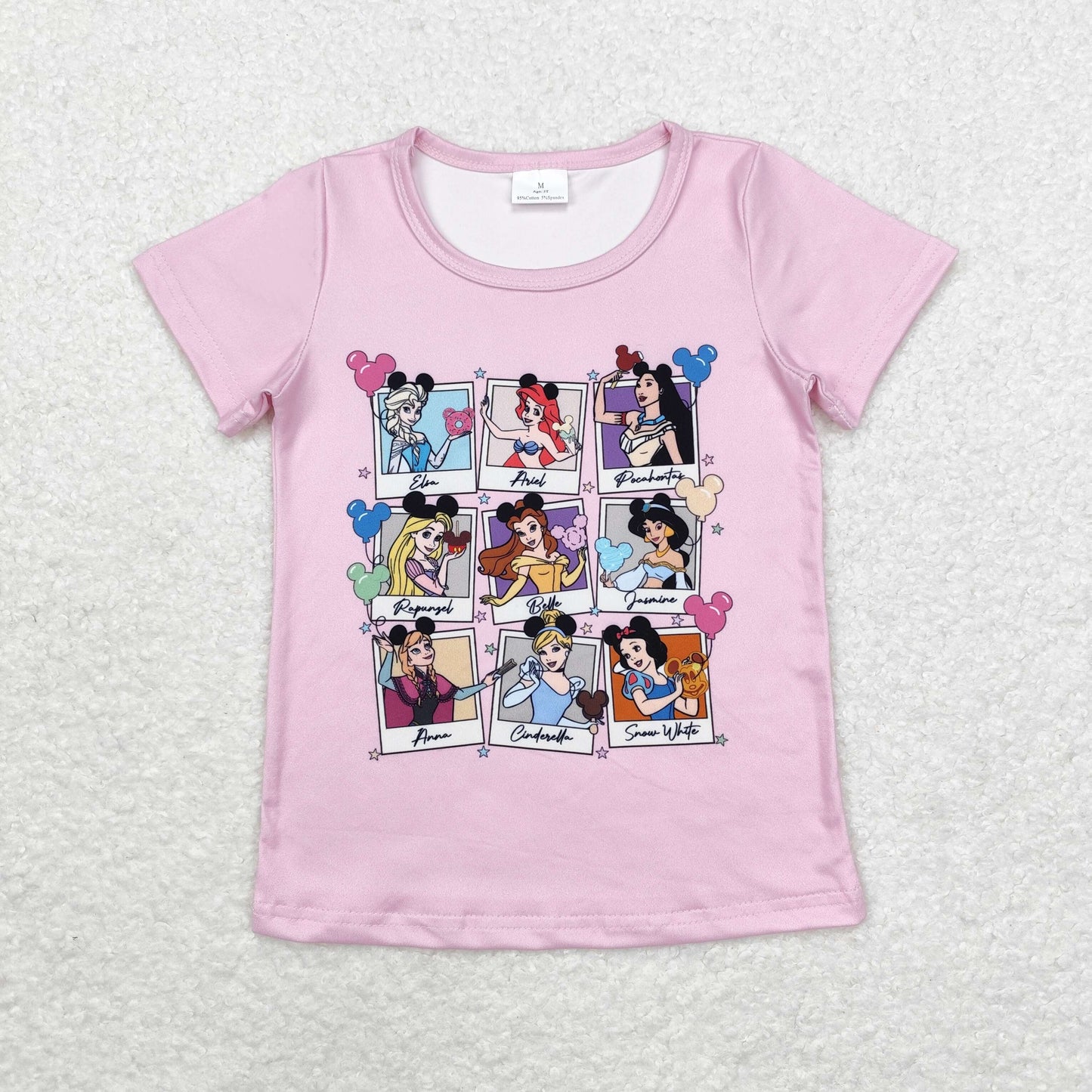 GT0676   toddler girl clothes princess girl summer top