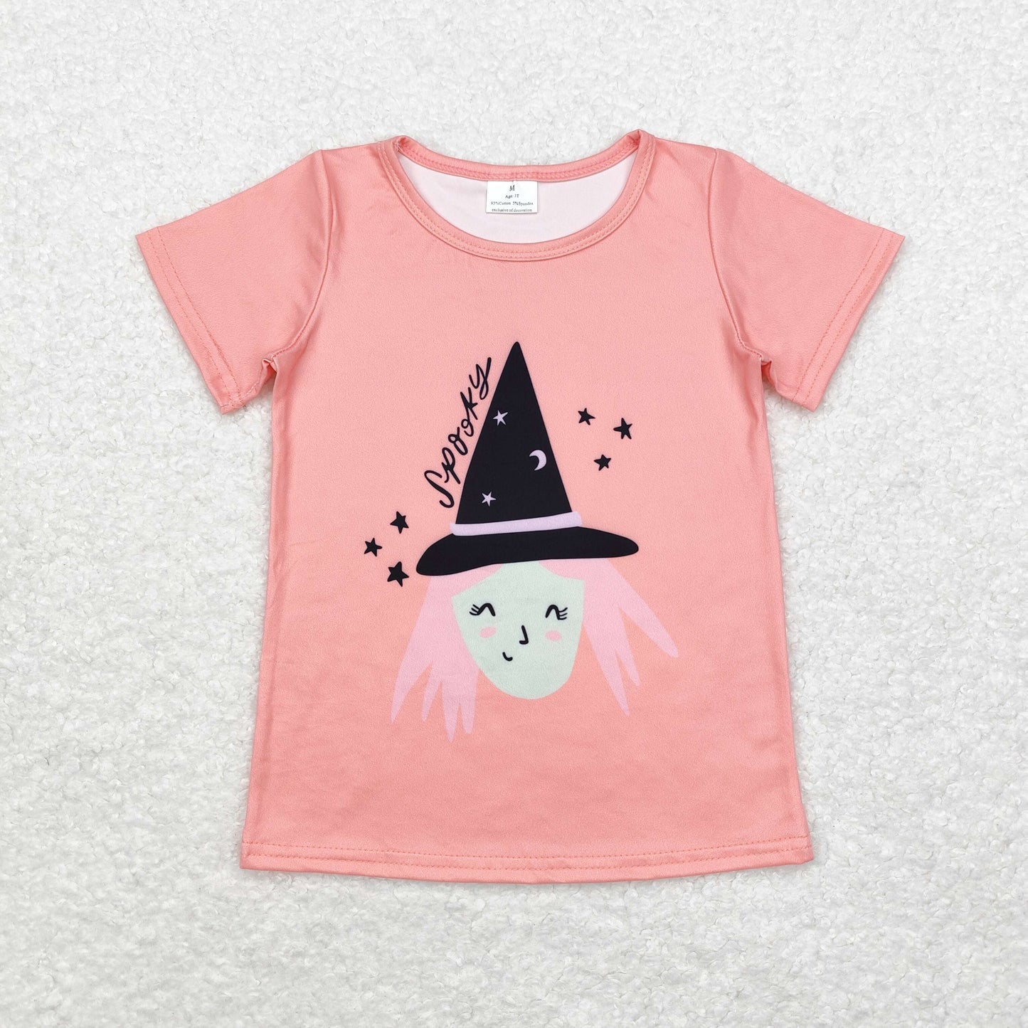 Sibling Baby Boys Girls Hats Ghosts Pumpkins Halloween Tee Shirts Top