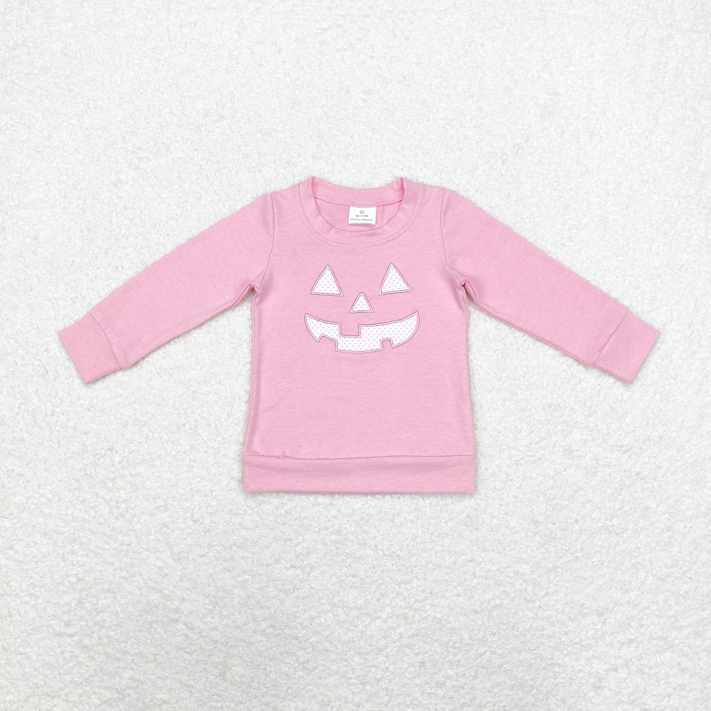 Sibling Baby Boys Girls Embroidery Ghost Pumpkins Halloween Tee Shirts Top Rompers