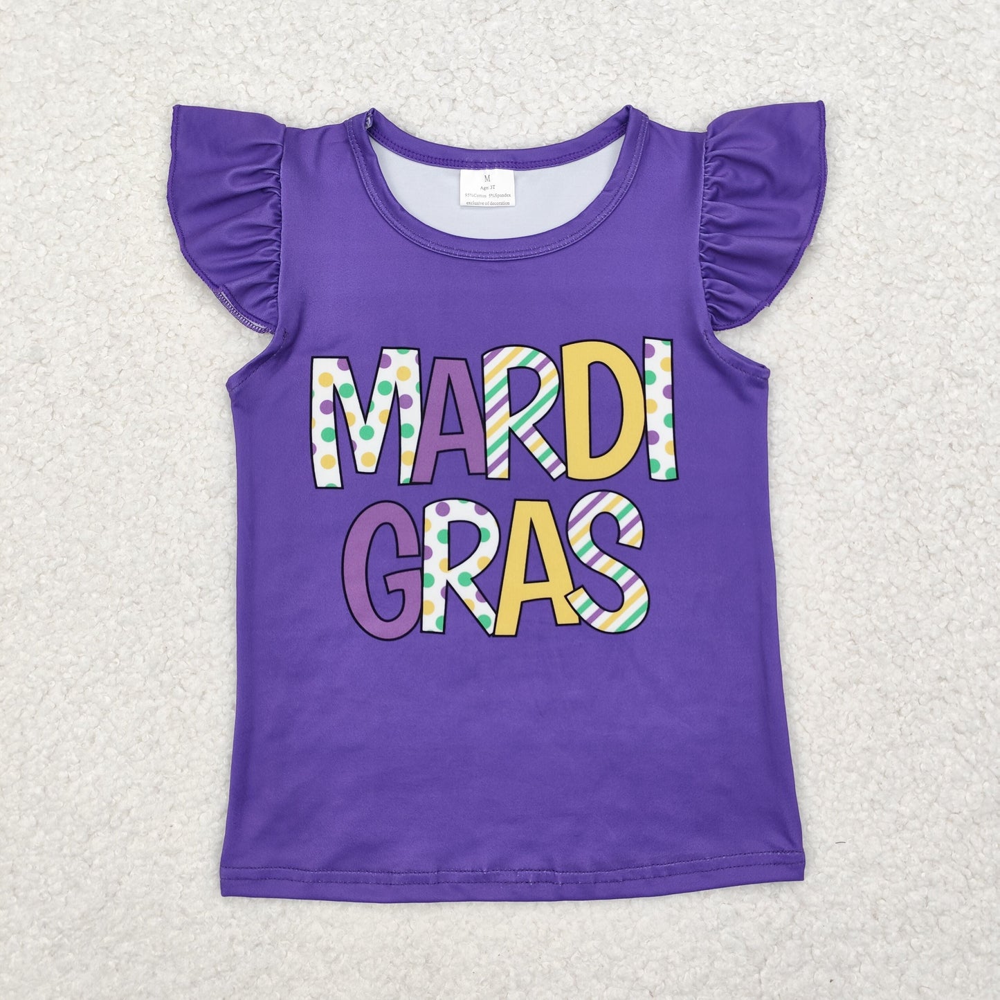 Sibling Baby Boys Girls Mardigras Crayfishes Tee Shirts Top
