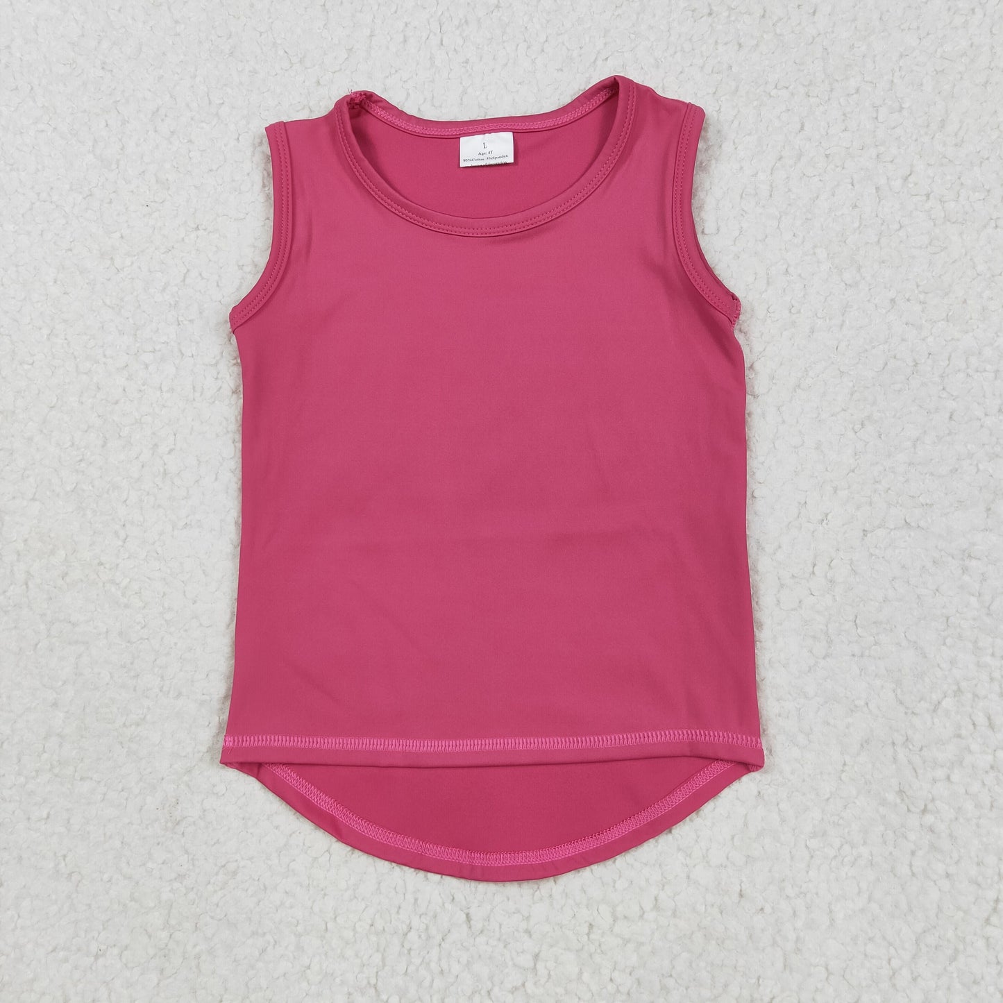 Sibling Baby Girls Sleeveless Colorful Yoga Vests Top