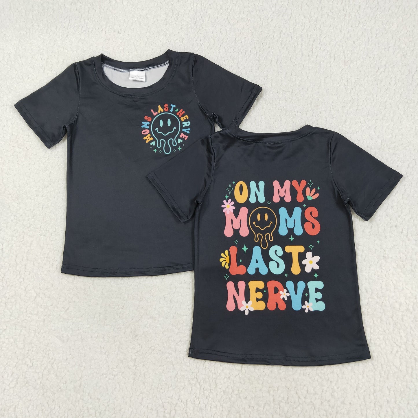 Sibling Mama's Boys Girls Lights Flowers Tee Shirts Top