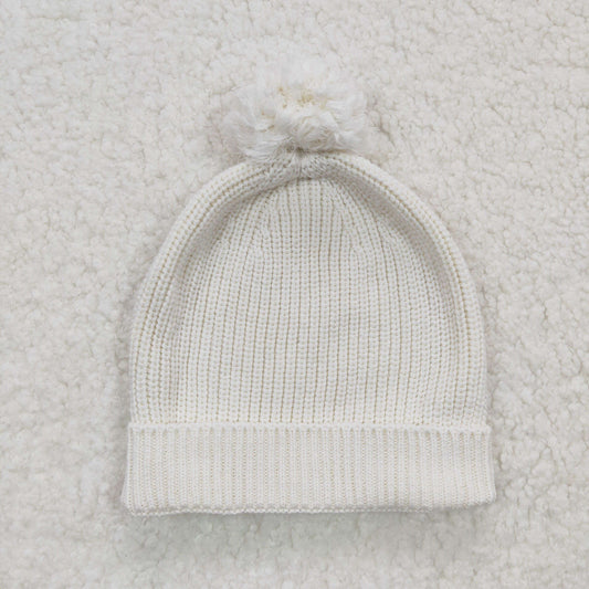 white coloured woollen hat HA0003