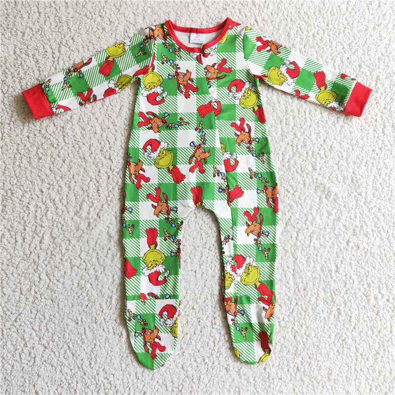 baby Xmas cartoon frogsuits onesie LR0194