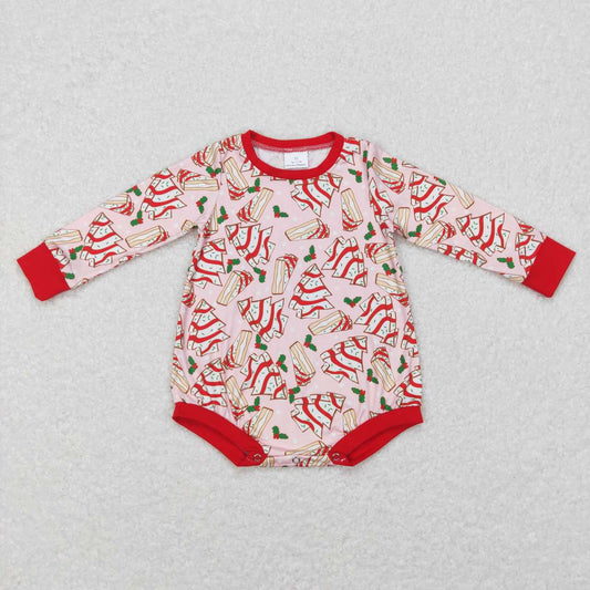 LR0284  baby girl cake pie christmas onesie