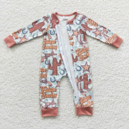 future cowboy zipper onesie LR0307