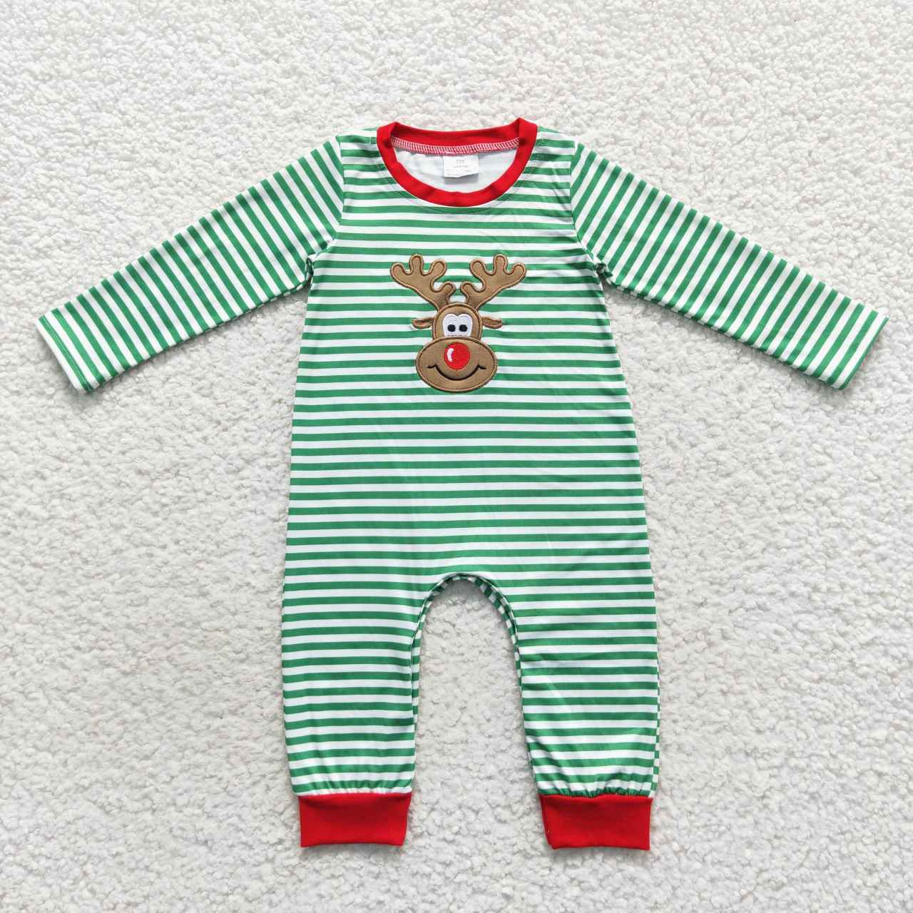 baby boys Xmas elk jumpsuits LR0338