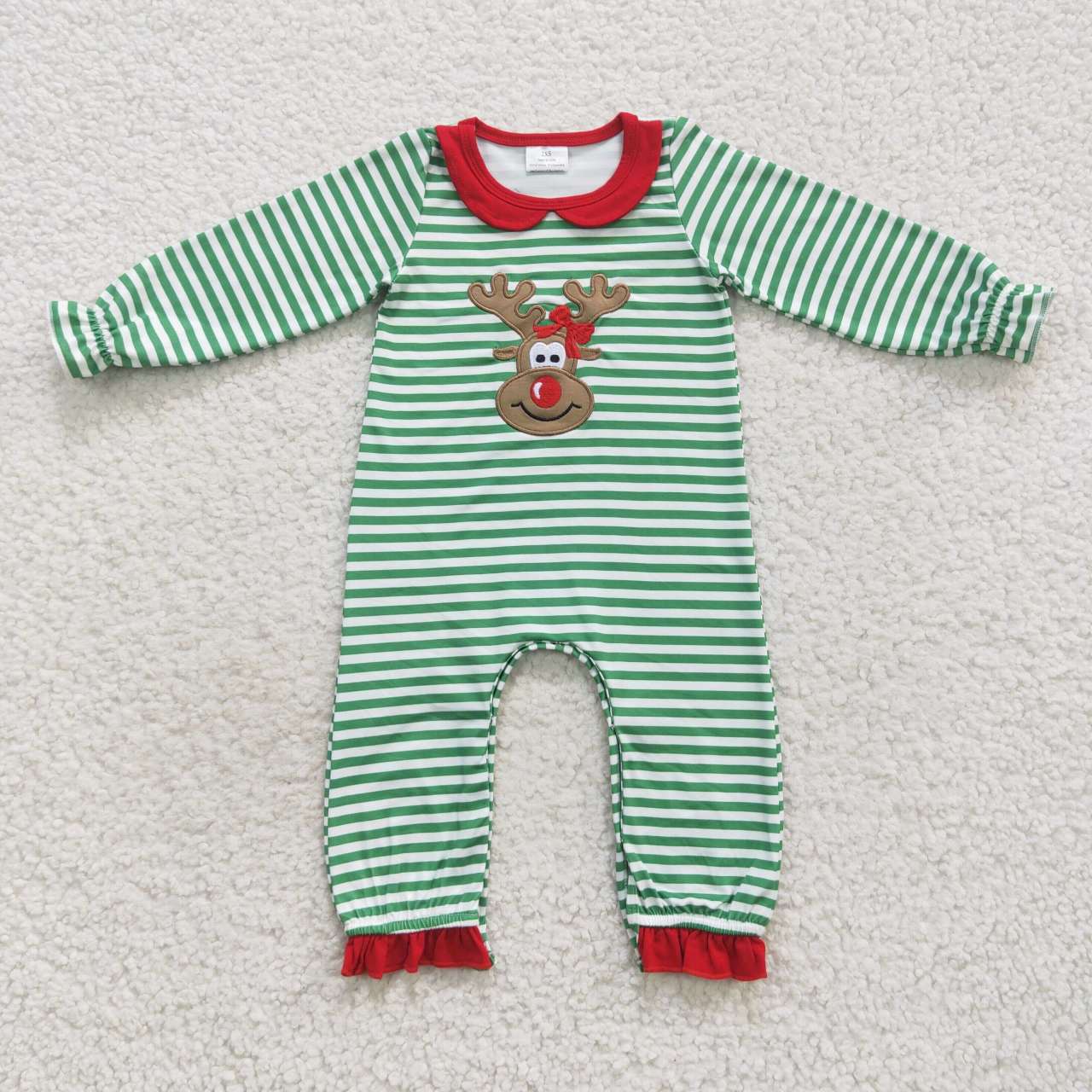 baby girls Xmas elk jumpsuits LR0339