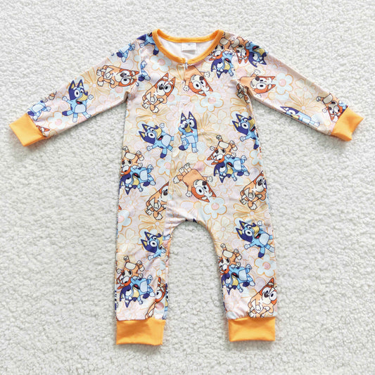 baby bluey zipper onesie LR0360