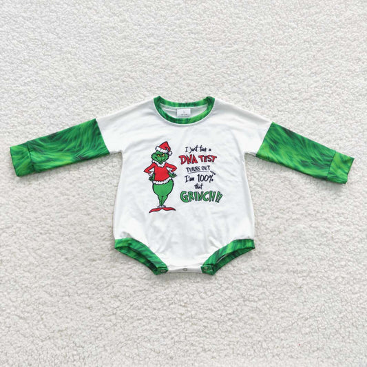 baby christmas cartoon green onesie LR0409