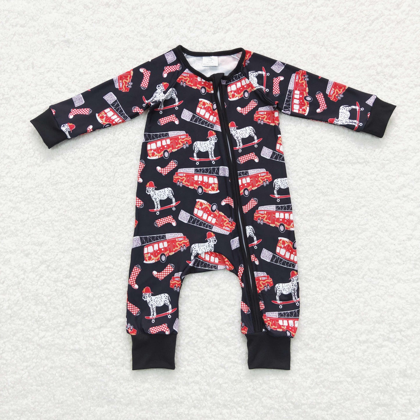 LR0735 baby boy clothes ambulance baby winter romper