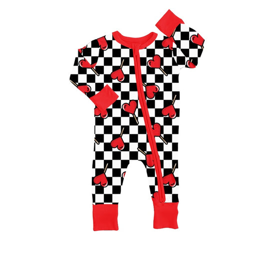 pre-order LR0856 baby boy love lollipop valentine's day romper