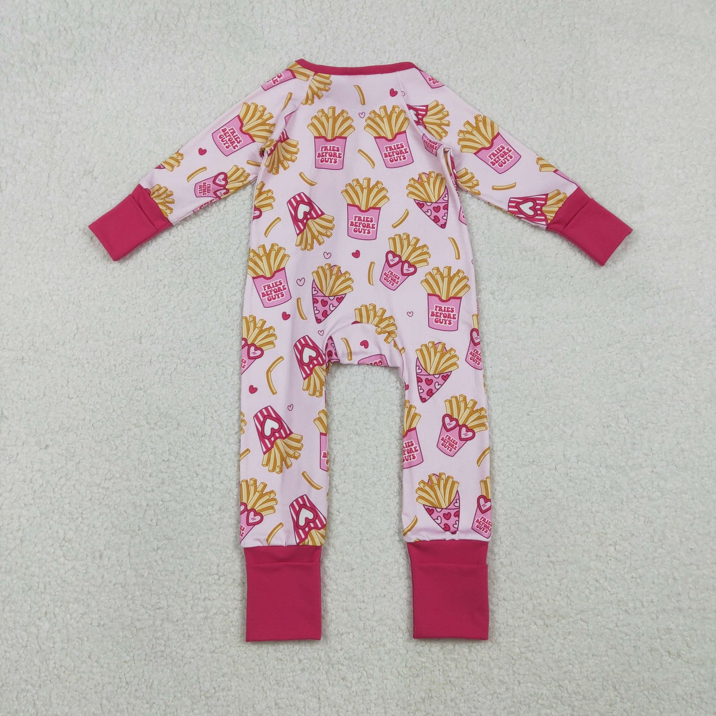 Sibling Baby Kids Colorful Hearts Bows XOXO Valentines Two Way Zip Convertible Rompers