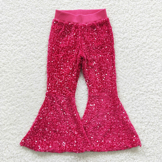 kids girls rosy sequins pants P0112