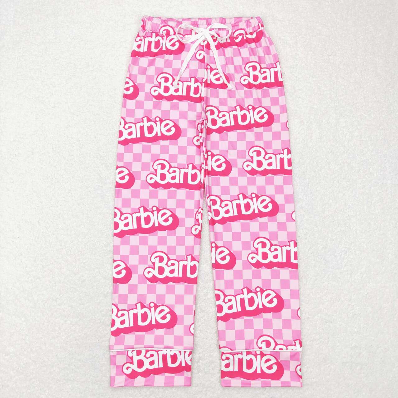 P0356 Adult Pink  plaid pants