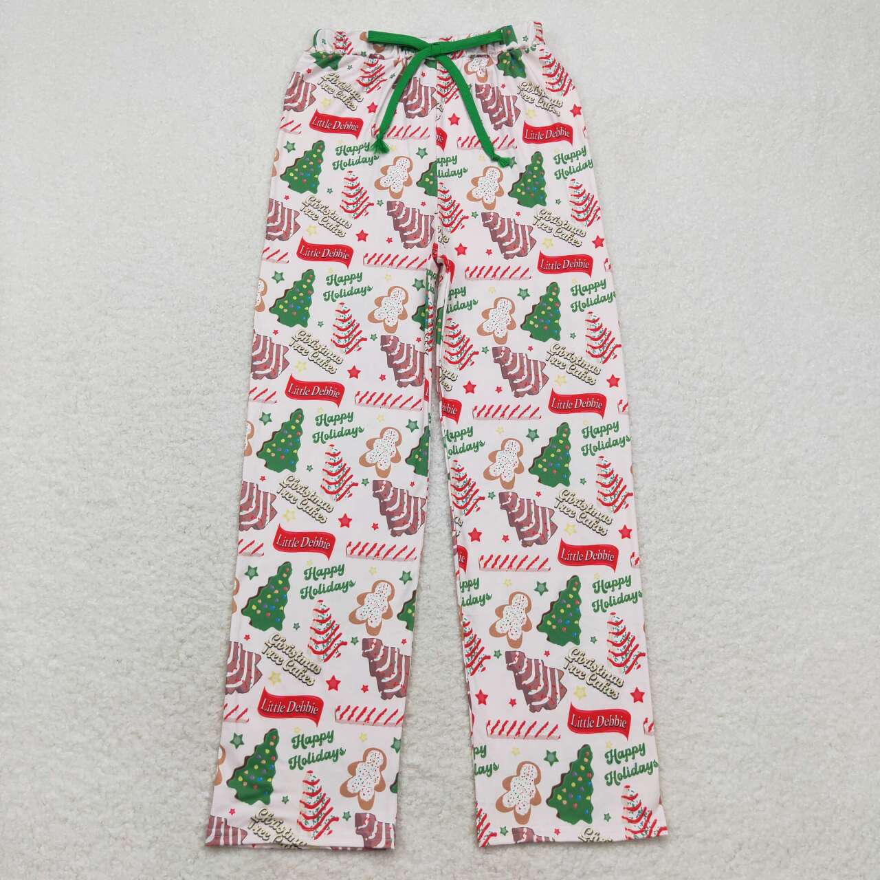 Sibling Adult Men Women Trees Cows Checked Christmas Pajamas Flare Pants