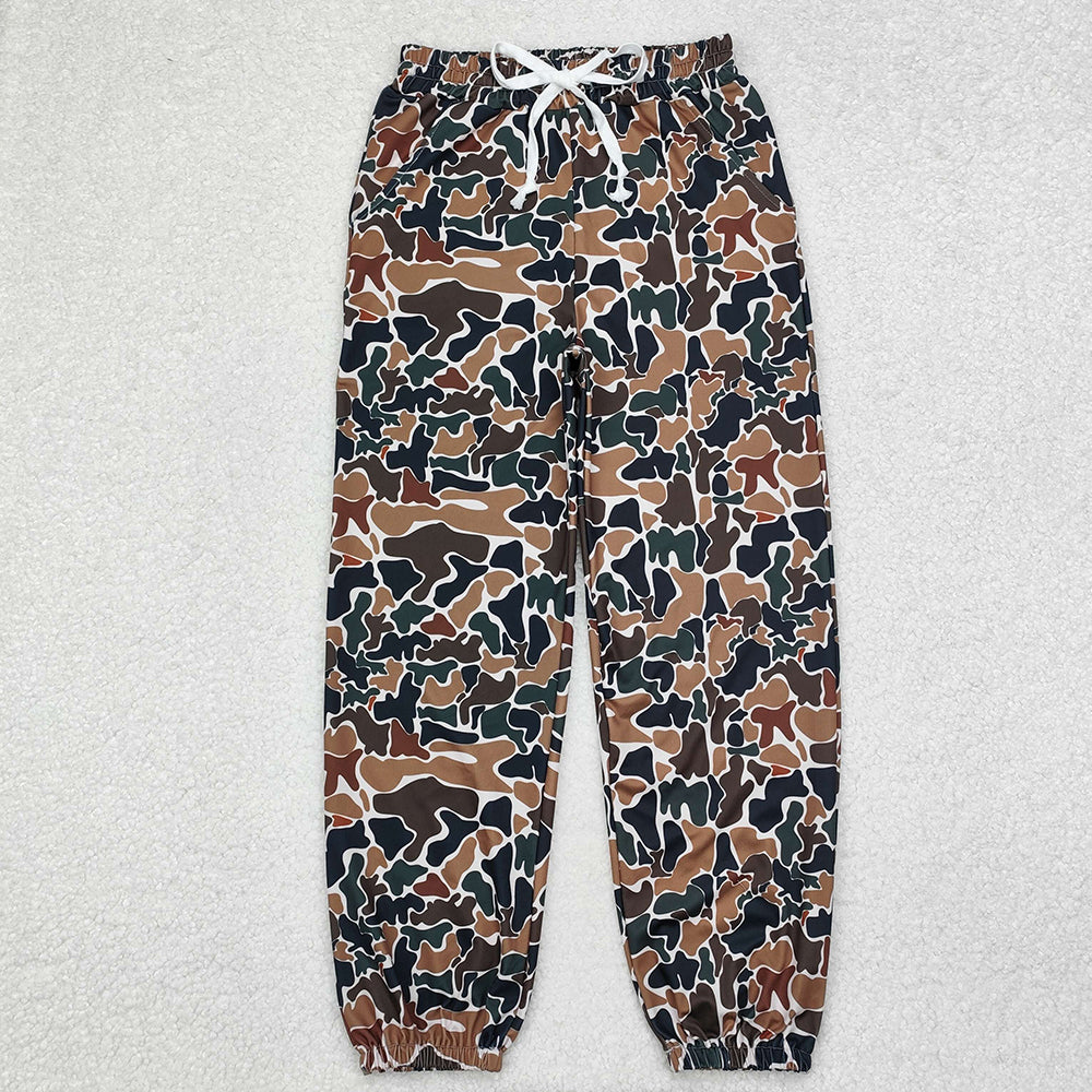 P0621  adult pant brown camouflage women jogger yoga pant
